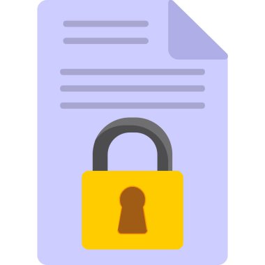 kilit web simge vektör çizim