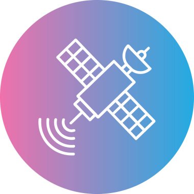 Uydu anteni. Basit resimleme