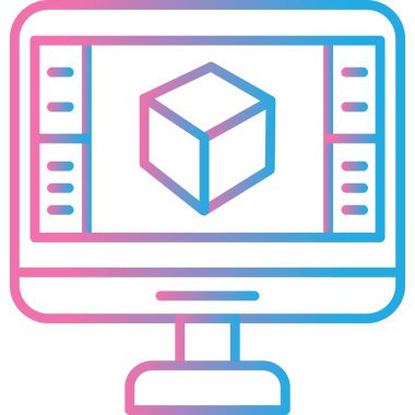 Seo simgesinin vektör illüstrasyonu