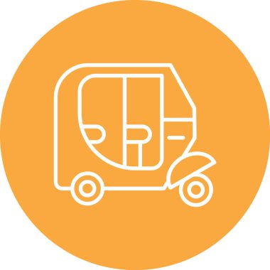 kamyon vektör simgesi modern basit illüstrasyon