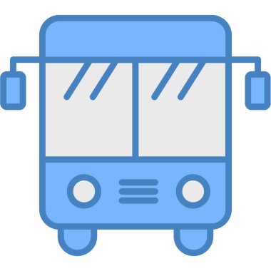 bus simgesi, vektör illüstrasyonu