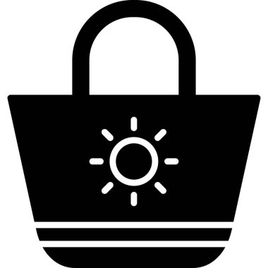 Alışveriş sepeti vektör simgesi