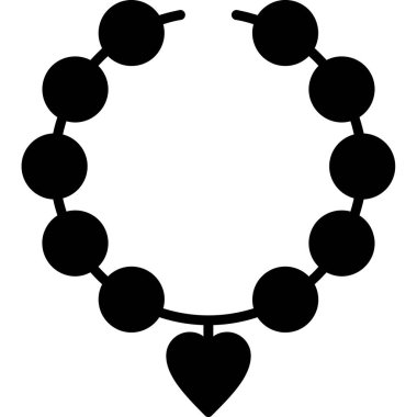 kolye vektör simgesi kolayca değiştirebilir ya da düzenleyebilir