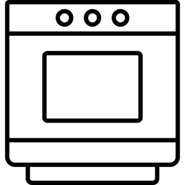 Bilgisayar izleyici simgesi ana hat biçiminde