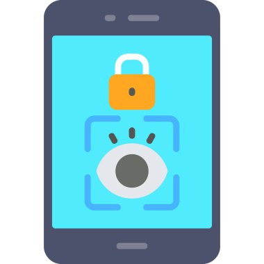 Internet güvenlik simgesi, vektör çizim