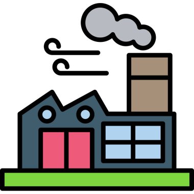 Bina. Web simgesi basit tasarım