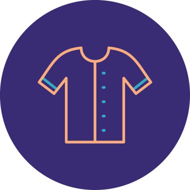 Beyzbol web simgesi, vektör çizim