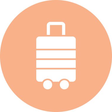 Seyahat simgesinin vektör illüstrasyonu