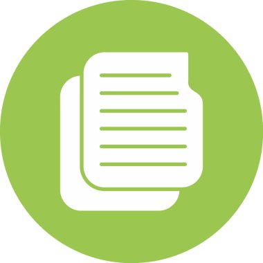 Belge. Web simgesi basit tasarım