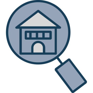 Ara. Web simgesi basit illüstrasyon