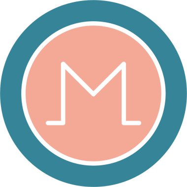 Modern bir simgenin vektör illüstrasyonu