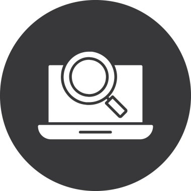 Seo simgesinin vektör illüstrasyonu