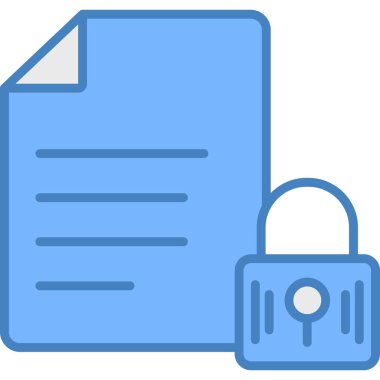 Dosya. Web simgesi basit illüstrasyon