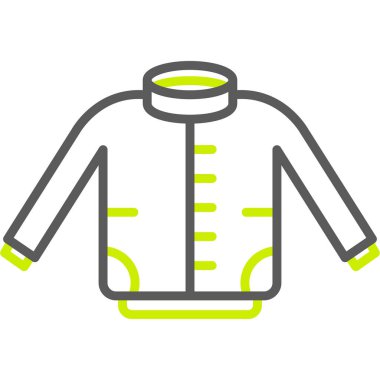 giysi simgesi vektör illüstrasyonu