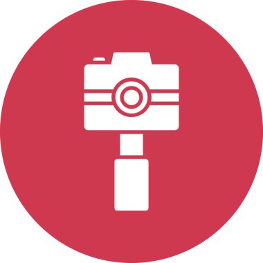 Kamera simgesi, vektör illüstrasyonu