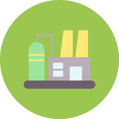 Yağ varili vektör simgesi