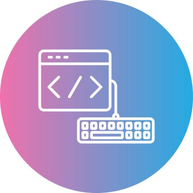 Seo simgesinin vektör illüstrasyonu