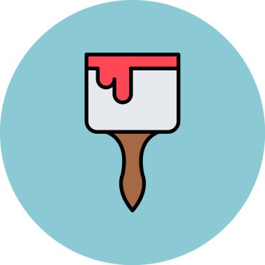 Bir balta simgesinin vektör illüstrasyonu