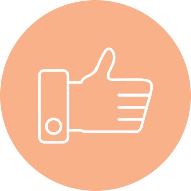 başparmak vektör simgesi modern basit tasarım illüstrasyonu