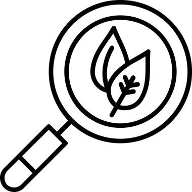 Arama simgesi vektör illüstrasyonu