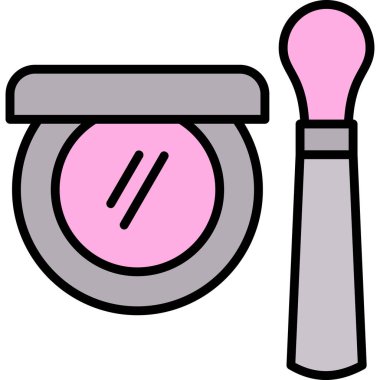 Yiyecek ve içecek ikonunun vektör illüstrasyonu