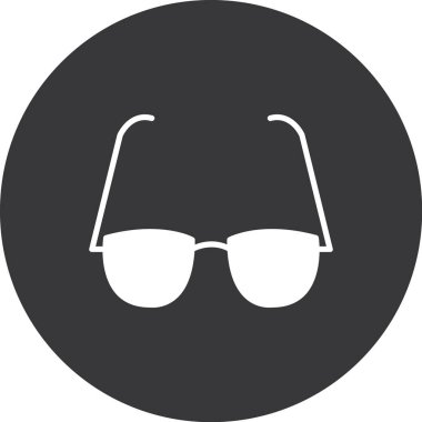 gözlüklerin vektör illüstrasyonu modern simge