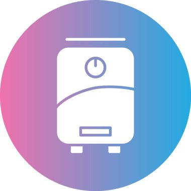 Bir tren simgesinin vektör illüstrasyonu