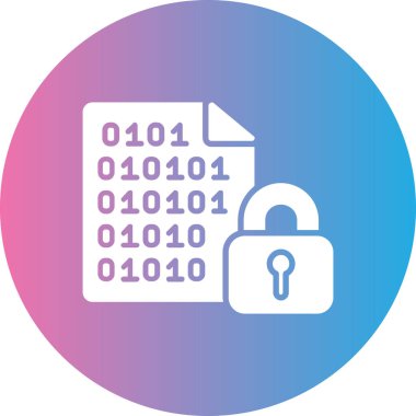 Düz simge, vektör resimlemesini kilitle