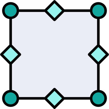 metin ve metin için mavi ve beyaz çerçeve