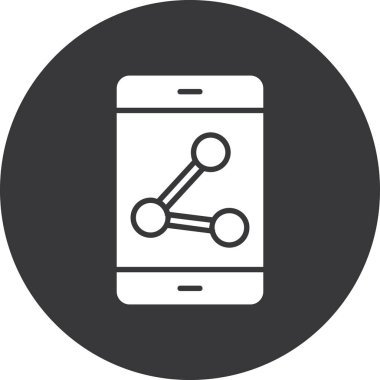 Vektör Mobil simge illüstrasyonu