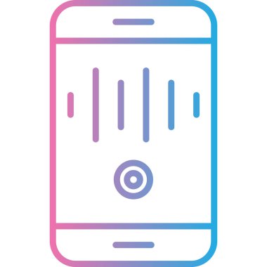 cep telefonu ikonu vektör illüstrasyonu