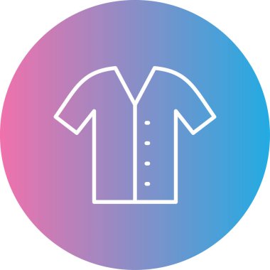 Gömlek. Web simgesi basit illüstrasyon