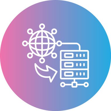 seo modern simgesinin vektör illüstrasyonu