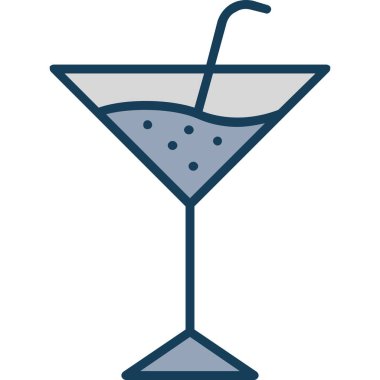 Martini bardağı. Basit tasarım