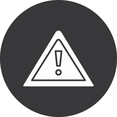 uyarı simgesi vektör illüstrasyonu