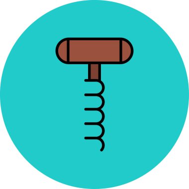 Çizgi film simgesinin vektör çizimi