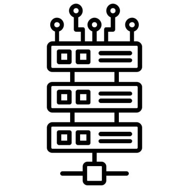 ağ paylaşım simgesi, özet vektörü