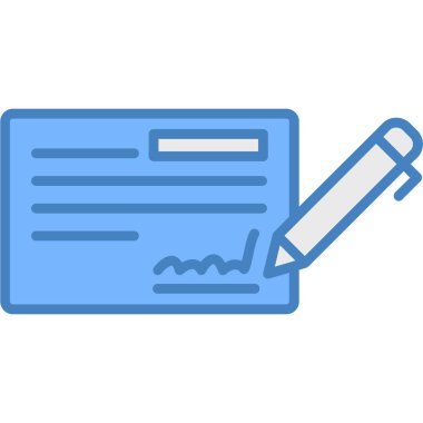 belge simgesi vektör illüstrasyonu