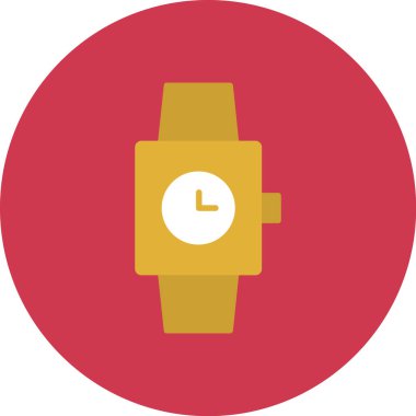 Kol saati ikon vektör illüstrasyonu