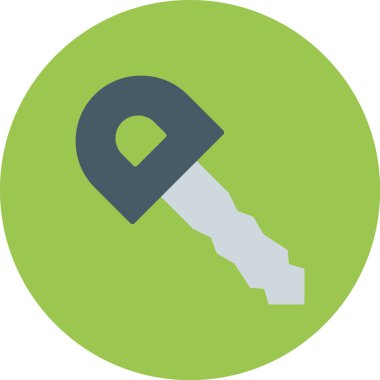 anahtar simgesi. vektör illüstrasyonu