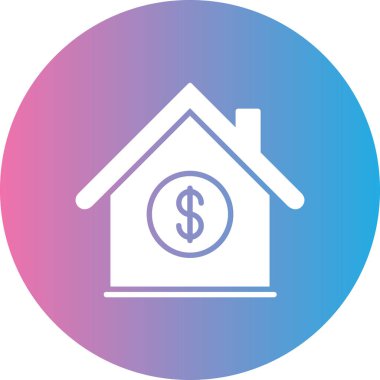 Ev simgesinin vektör illüstrasyonu