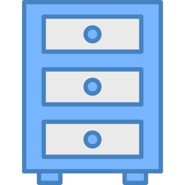 Çekmeceler web vektör simgesi