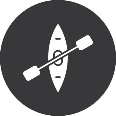 Kano vektör simgesi. biçim düz yuvarlak kare düğmedir, gri ve siyah renkler, beyaz arkaplan.