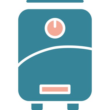 elektrikli araba simgesi, vektör illüstrasyonu