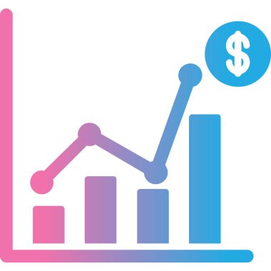 grafik ikonu vektör illüstrasyonu