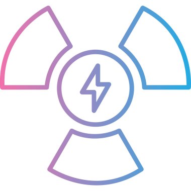 Vektör elektrik güç simgesi