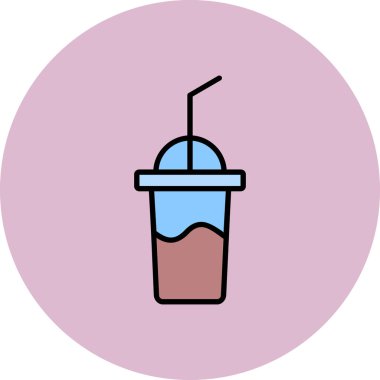 Bir fincan kahvenin vektör çizimi