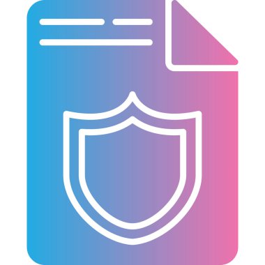 Dosya. Web simgesi basit illüstrasyon