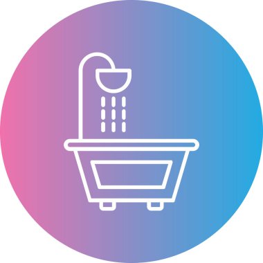 Alışveriş sepeti simgesinin vektör illüstrasyonu