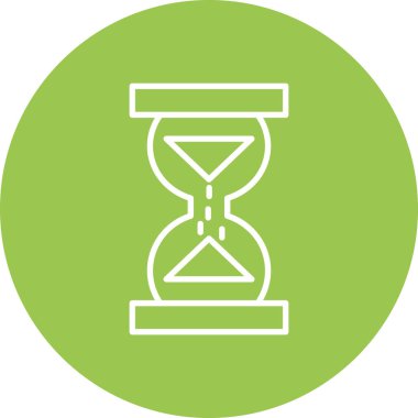 Saat simgesinin vektör illüstrasyonu